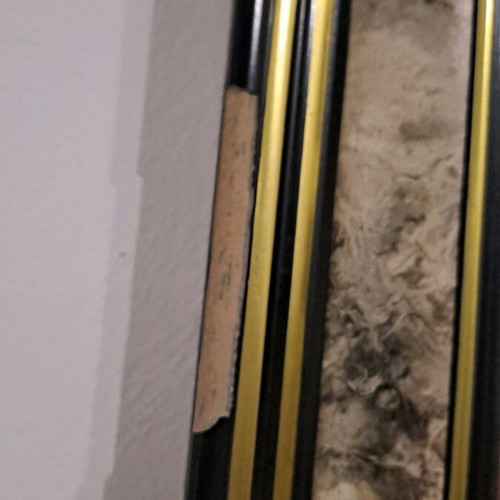 Ανάγλυφη Ασημένια Εικόνα Ιησούς Χριστός με Ακάνθινο Στεφάνι μεταχειρισμένη σε Καθρέπτη