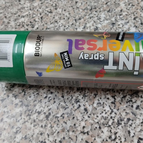 Spray paint green RAL 6029 new for surface coating
