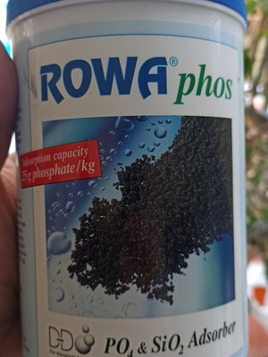 Rowan phos used for phosphates, 1kg pack with 200g missing