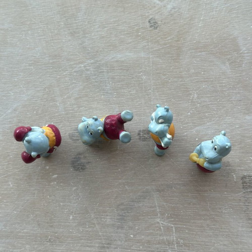 Vintage Ferrero Kinder collectible figures set of 3 like new