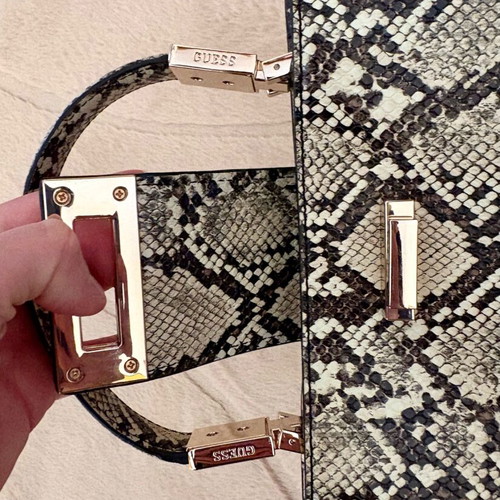 Guess handbag new, black and beige