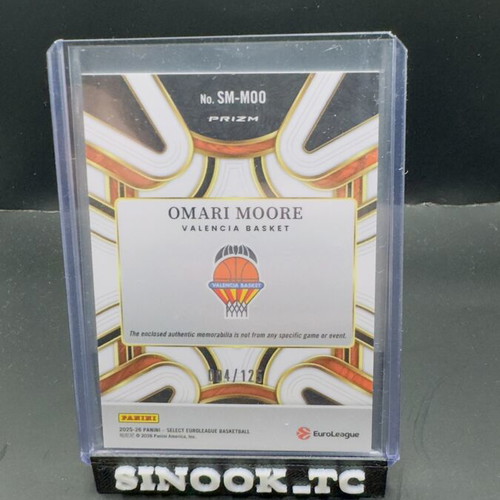2025-26 Select Euroleague Omari Moore Lot New