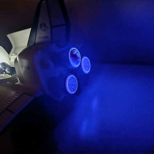 Playmobil Space+ figure used with LED lighting