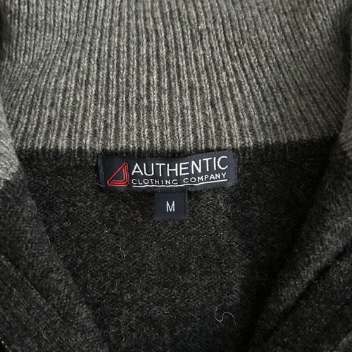 Funky Buddha men's knit sweater with zipper like new, black, size M