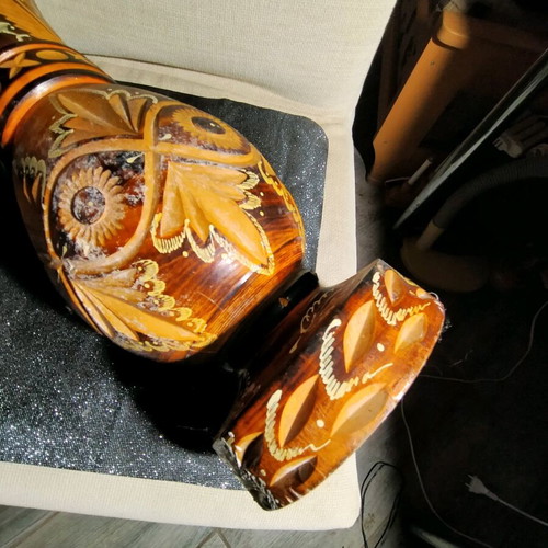 Wooden decorative item used