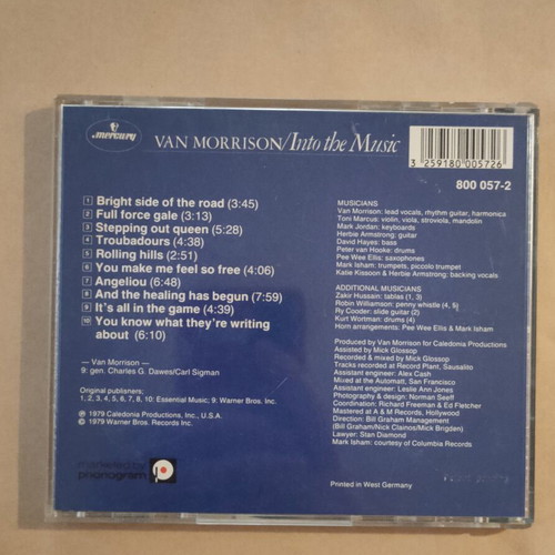 Van Morrison Into the Music CD used