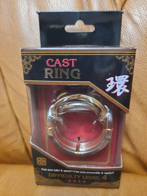 Cast Ring Hanayama like new