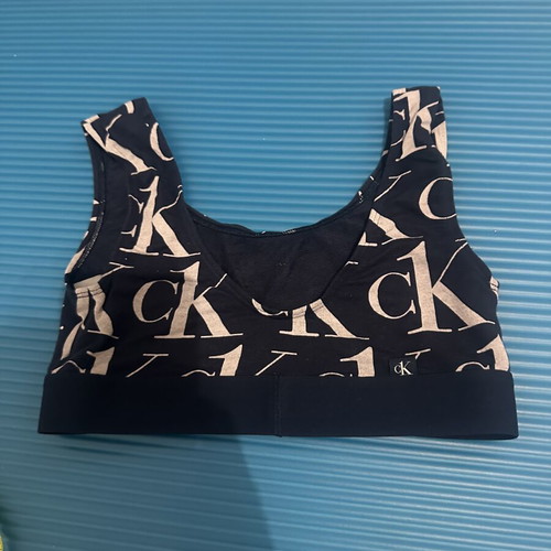 Original CK One Calvin Klein bralette, dark blue, size S