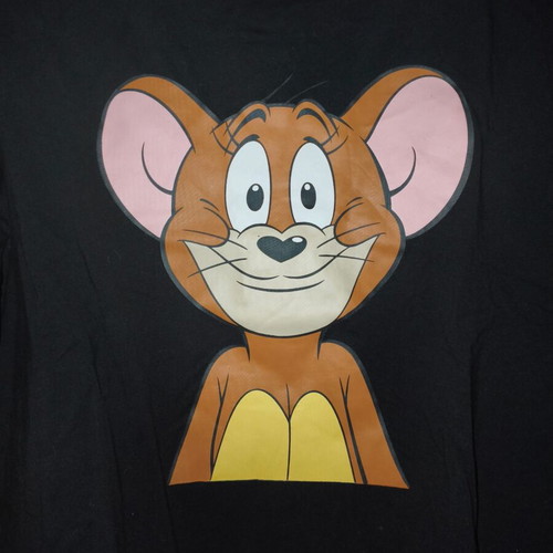 Tom & Jerry Oversized T-shirt M Black with Jerry Print like new