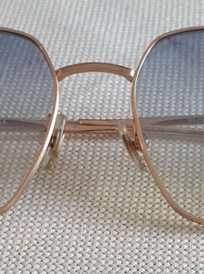 Bolon γυαλιά ηλίου unisex καινούργια, ροζ-χρυσό σκελετός, μπλε ντεγκραντέ φακοί
