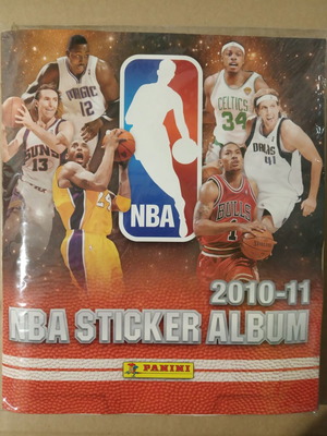Panini NBA 2010-2011 σετ αυτοκόλλητων και άλμπουμ καινούργιο
