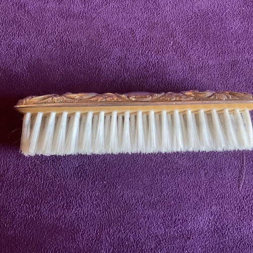Beauty set with mirror and two luxury brushes in box