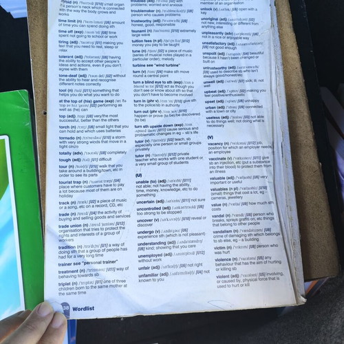 Course book English B1+ level used