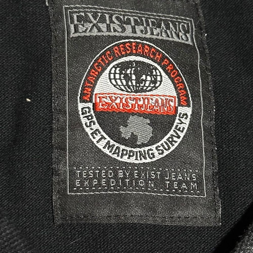 Exist men's long-sleeve shirt used, size M, black
