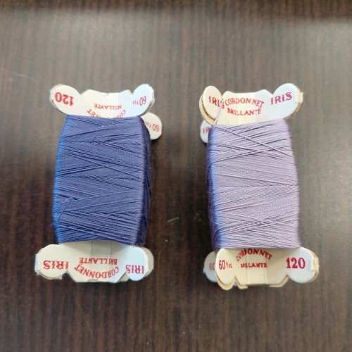 Vintage IRIS thread boxes 1960s like new, 2 pcs