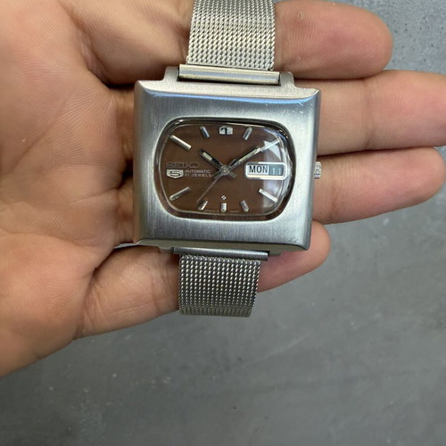 Seiko 5 TV Vintage Automatic watch, 21 Jewels, 1974
