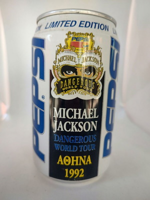 Pepsi Can Michael Jackson Dangerous World Tour 1992 Used