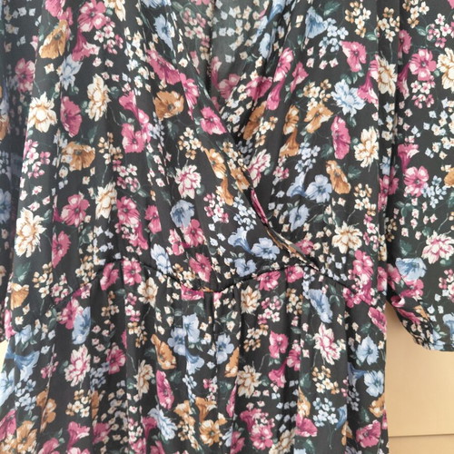 Stradivarius Floral Playsuit Large Like New
