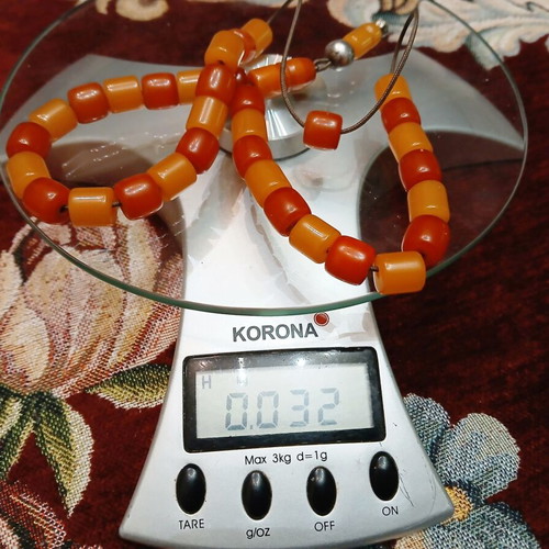 Mastic Worry Beads used with silver elements