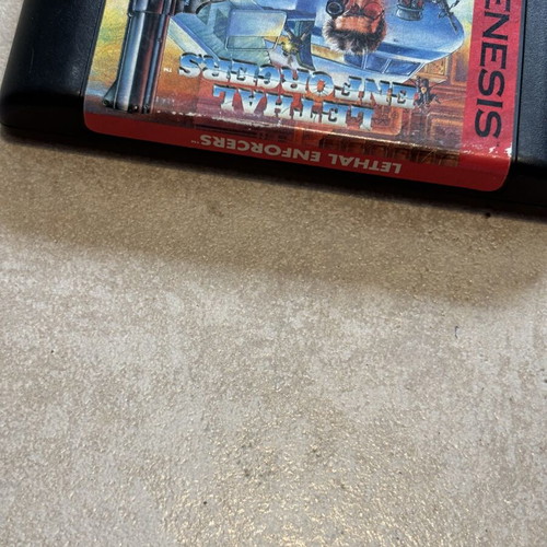 Lethal Enforcers Sega Genesis game