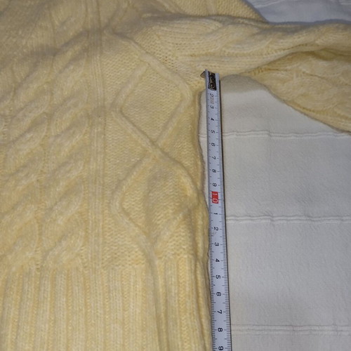 Tally Weijl cropped sweater blouse like new, small medium, yellow