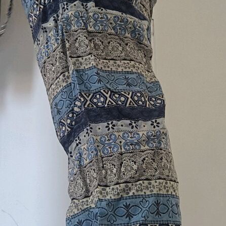 Saya pants used with blue pattern S/M