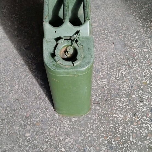 Metal military fuel canister 20 liters used