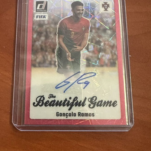 Panini 23-24 Donruss Goncalo Ramos autograph card