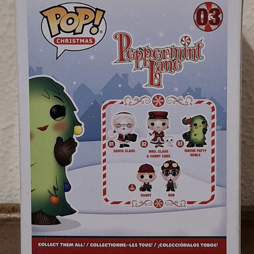 Funko POP! Mayor Patty Noble #03 Christmas Peppermint Lane new