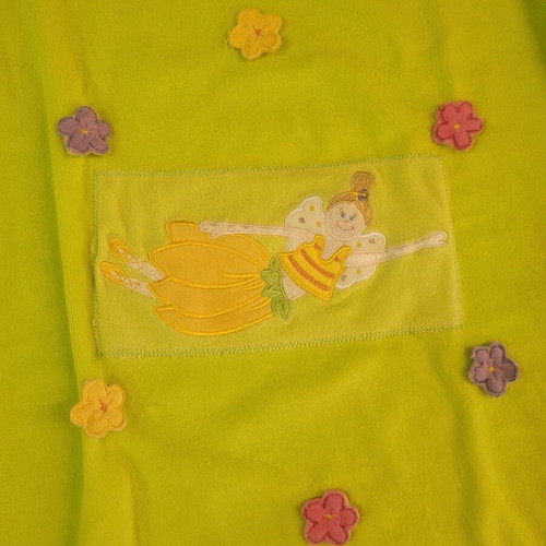 Chiquetes terry nightgown new, pink and green, for 12 years old