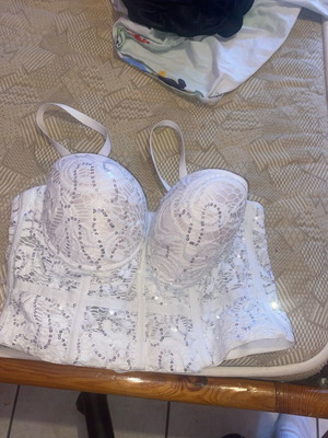 βραδινό τοπ άσπρο