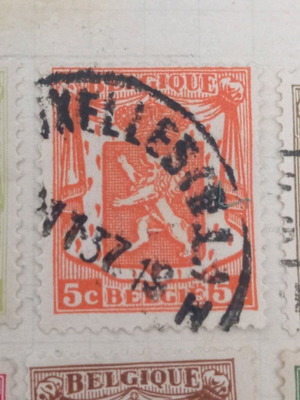 Βέλγιο γραμματόσημα 1936 σαν καινούργια, New Daily Stamps