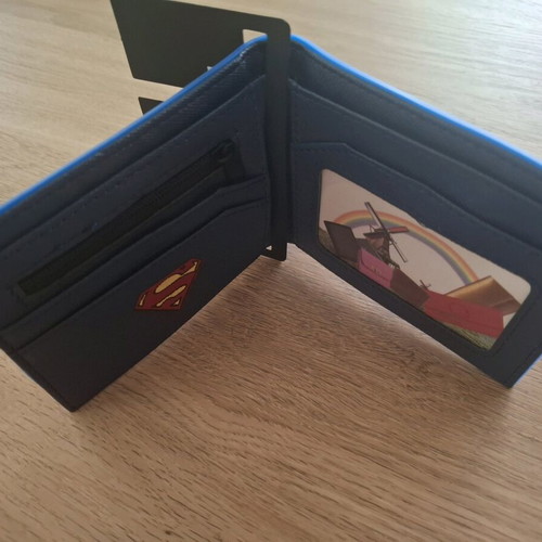 Superman Kids Wallet new with embossed designs
