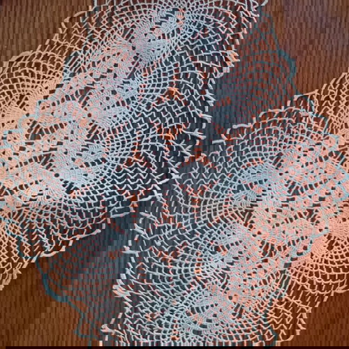 Салфетка на 1 кука употребявана, фино тънко плетиво