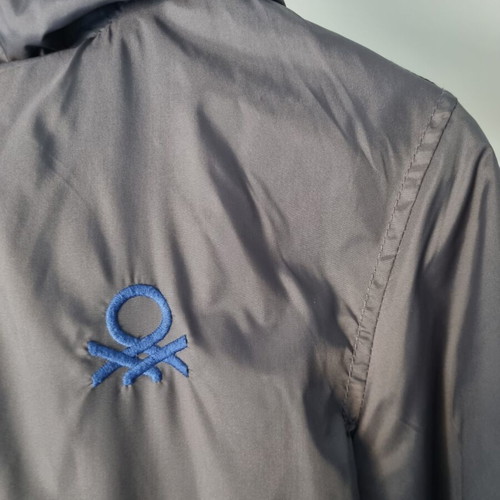 Benetton windproof waterproof jacket with hood and fleece lining