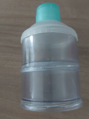 Baby Milk Powder Storage Container used with 2 compartments