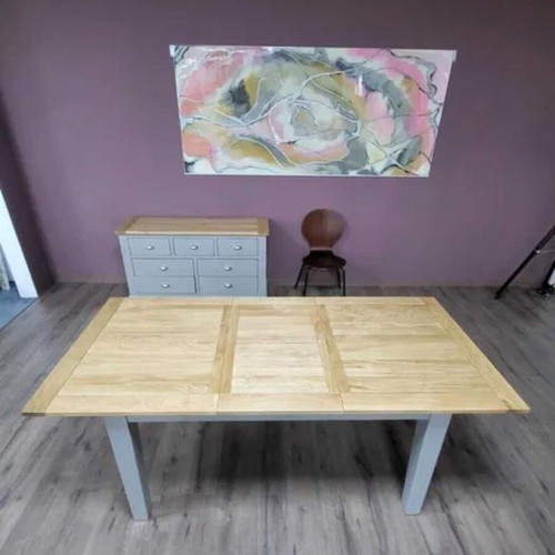 Wooden extendable dining table new, 100% oak, for 6-8 people