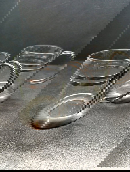 Σετ 2 γυάλινα φλυτζανια, 200 ml