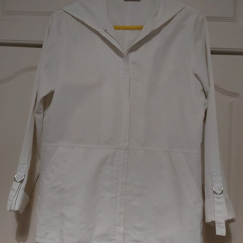 Spring women's jacket used, size medium, white