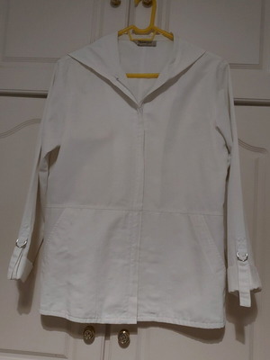 Spring women's jacket used, size medium, white