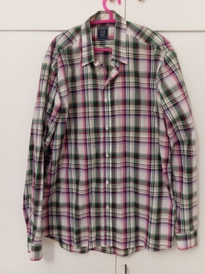 Men's plaid shirts like new multicolor size L Portobello's