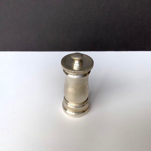 Silver-plated vintage 1960/70s grinder used decorative item