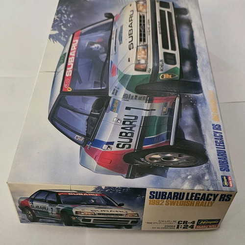 Subaru Legacy RS 1992 Swedish Rally Hasegawa model kit 1:24 like new