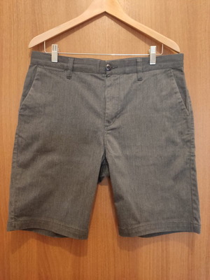 DC Shoes Worker Relaxed Chino Shorts size 32 anthracite like new