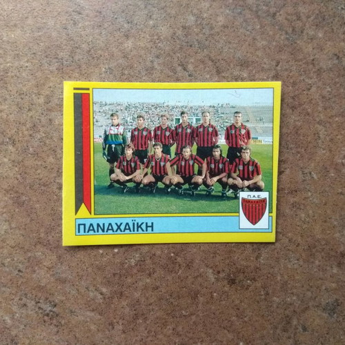 Panini Football '95 Sticker No362 new, Panachaiki