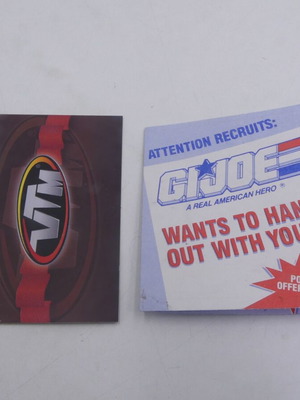 Vintage 1993 GI Joe poster offer mail away insert catalog used