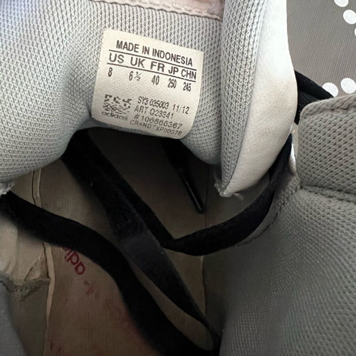 Adidas shoes used, size 40, white