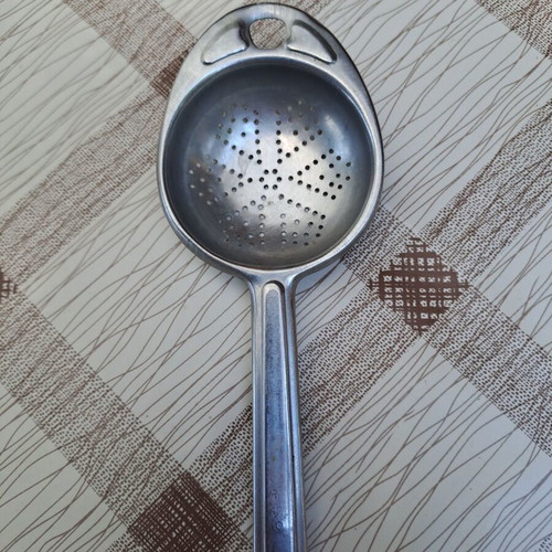 Vintage Rostfrei German Strainer used, stainless steel