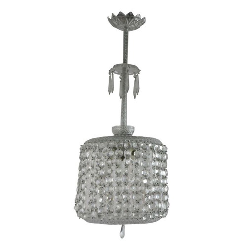 Crystal ceiling light from 1950 new