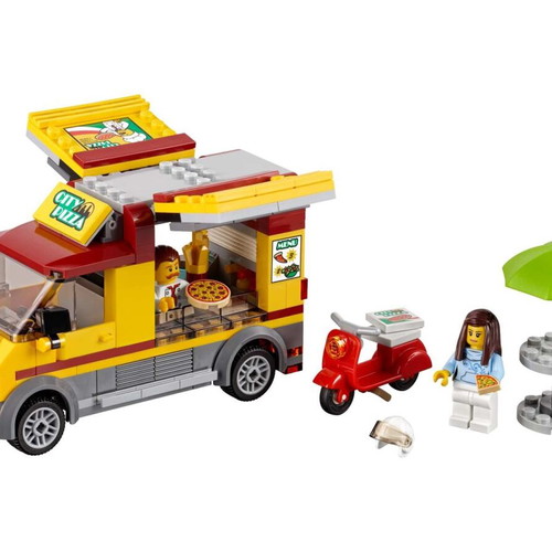 Lego City 60150 Pizza Van used set